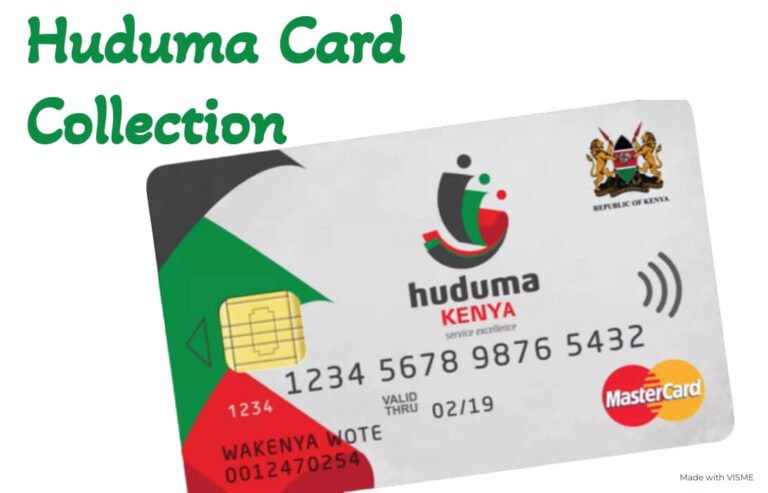 Huduma number card collection