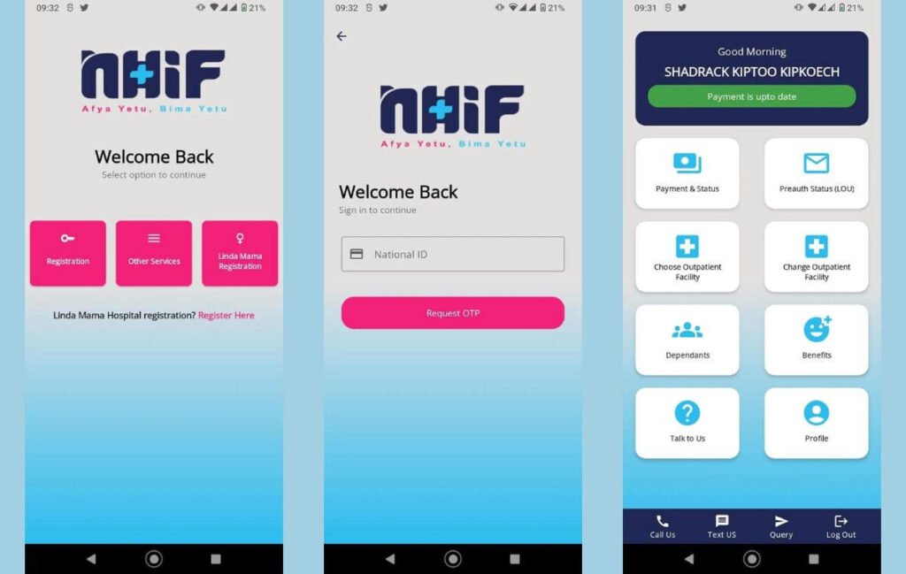 Check NHIF Penalties via Mobile App